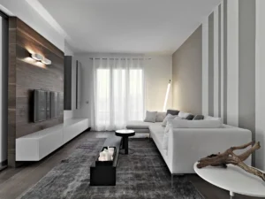 Sala de apartamento decorado